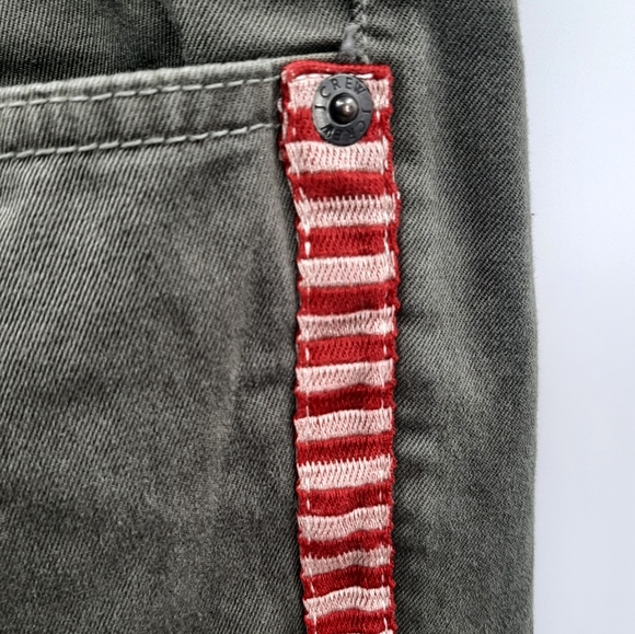 J. Crew Toothpick Ankle Pants Jeans with Tux Stripe sz 26 - Picture 10 of 13